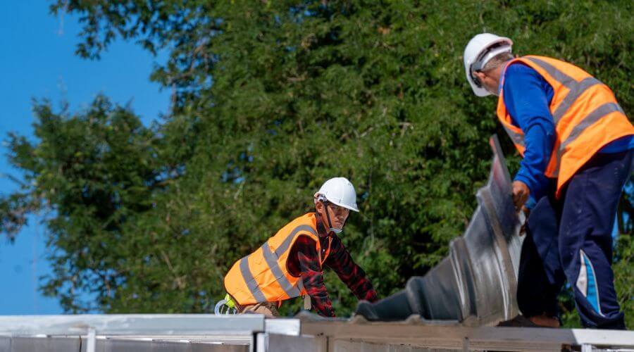 Professional metal roof installation in Albion, OK